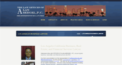 Desktop Screenshot of californiafinancelaw.com