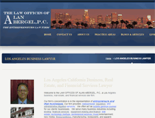 Tablet Screenshot of californiafinancelaw.com